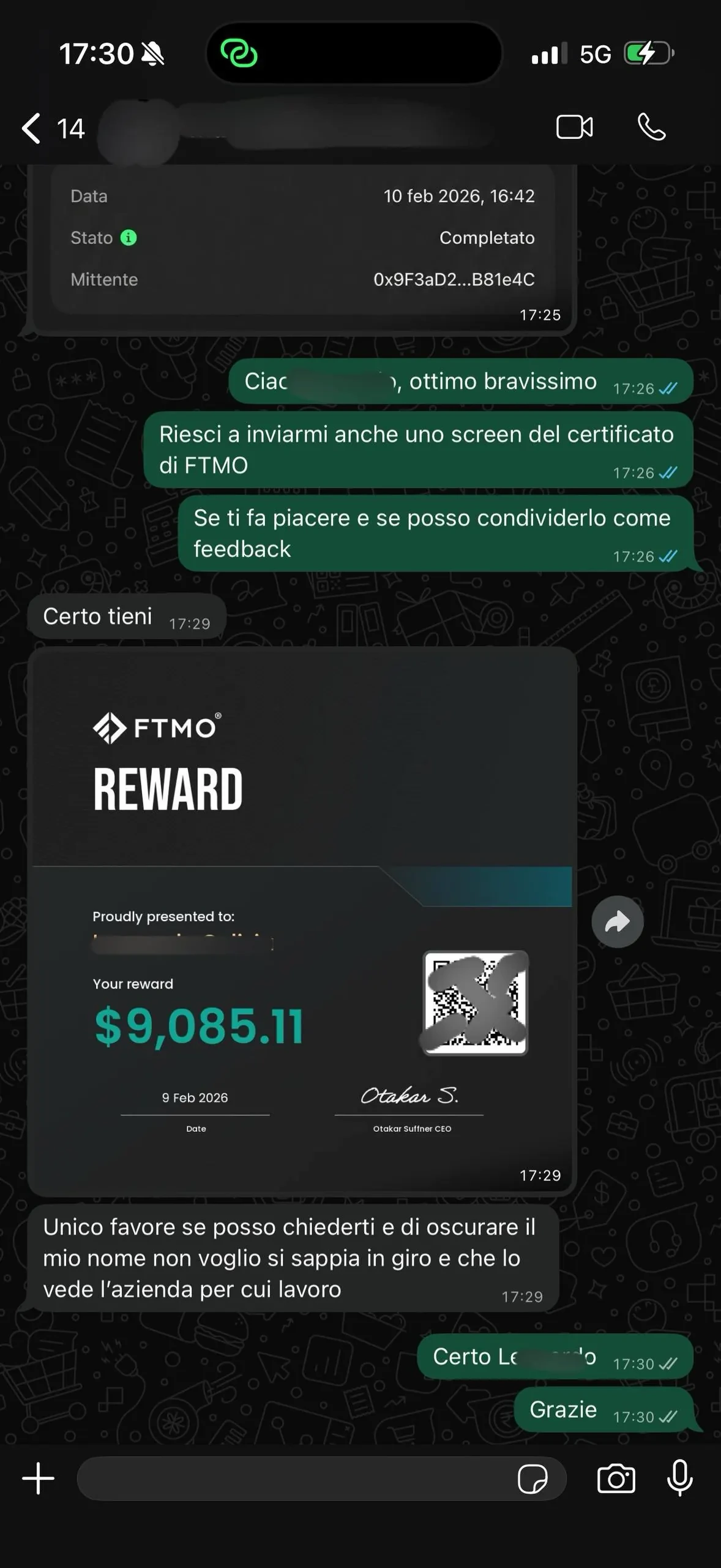 Feedback utente
