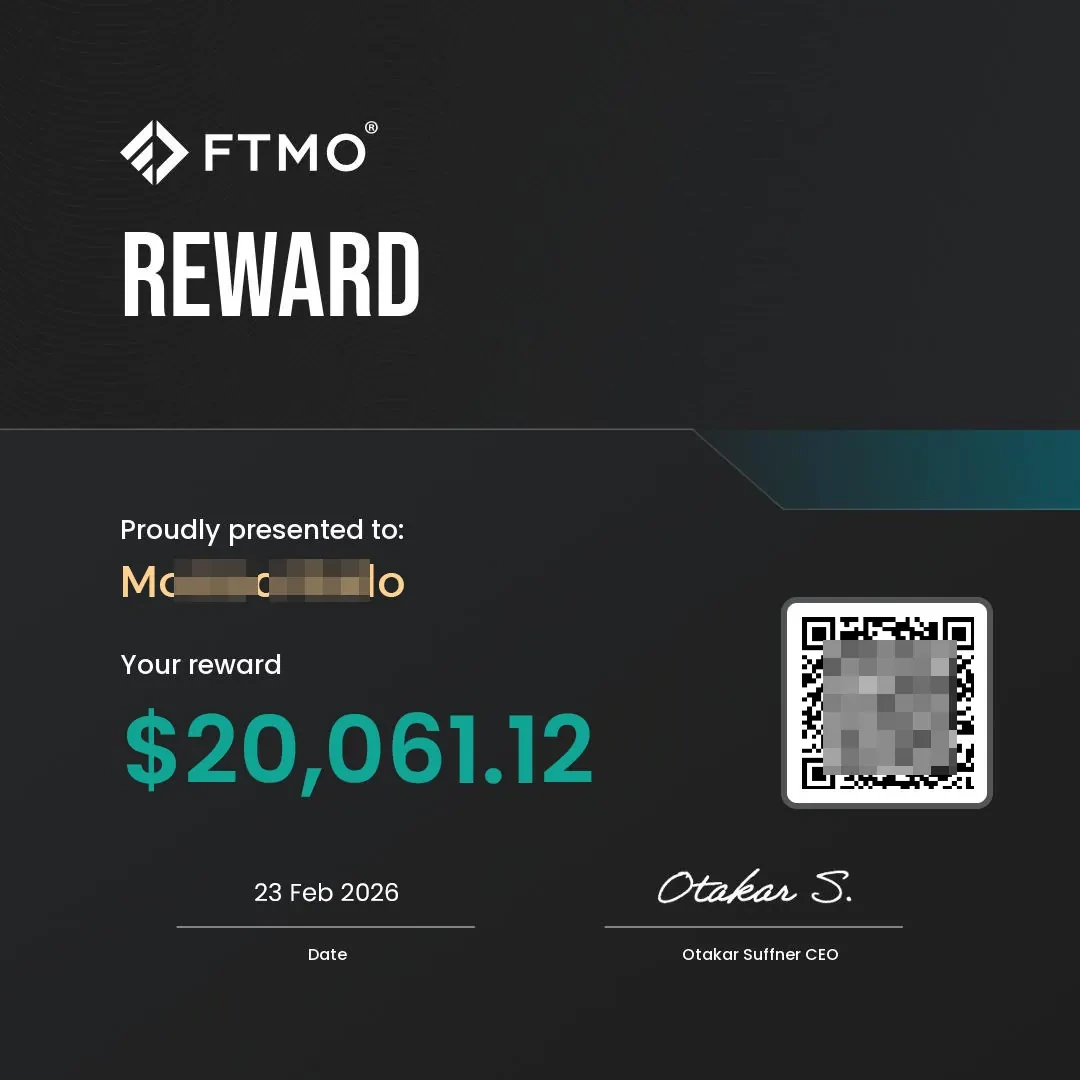 Payout FTMO certificato