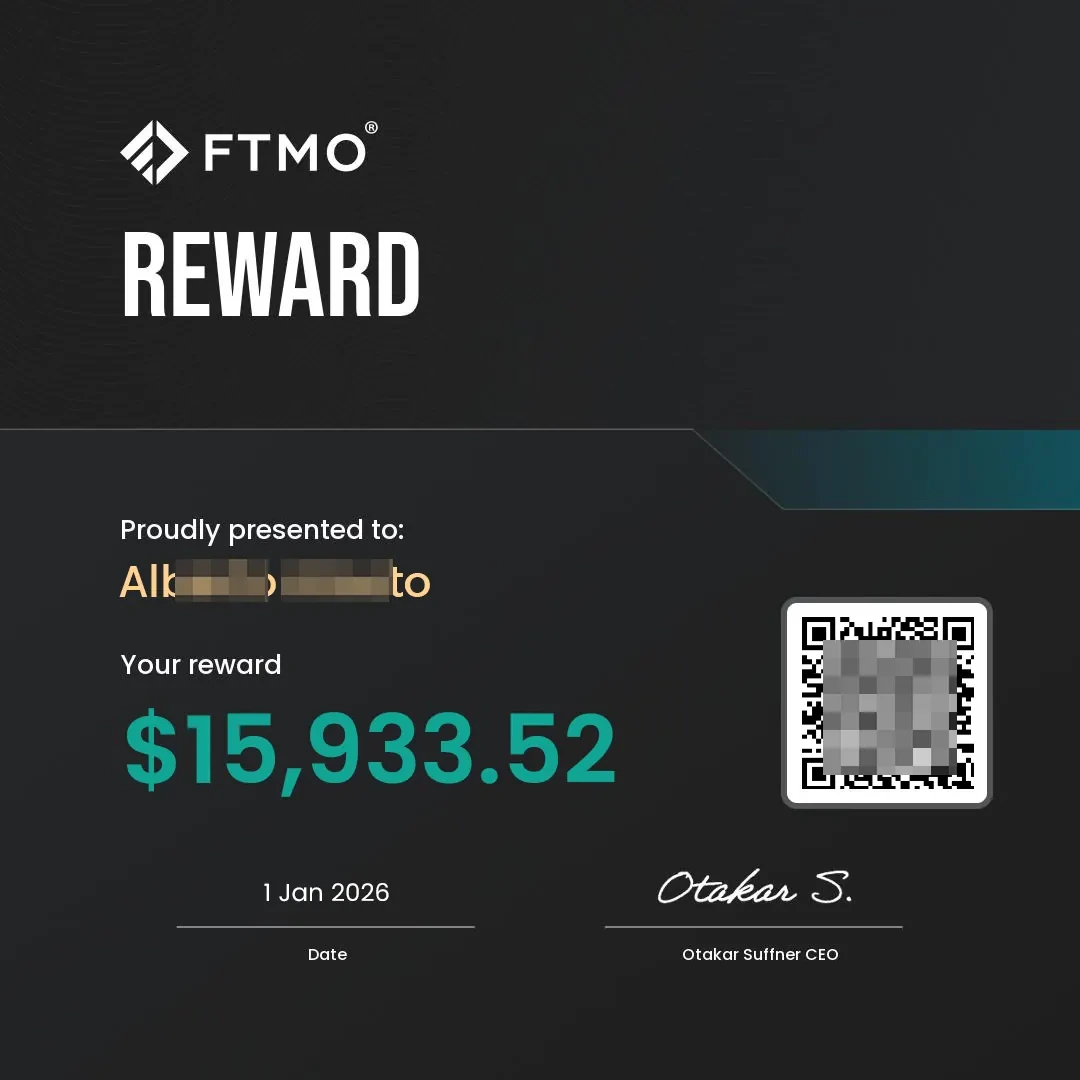 Payout FTMO certificato